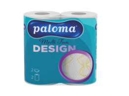 Keukenrol Paloma 2 laags celstof 16 x 2 rollen