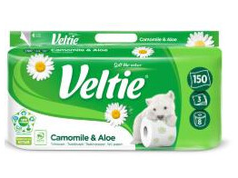 Papier toilette 3pli Veltie 150 feuille 7x8rouleaux