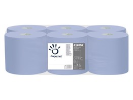 Papernet midipoetsrol autocut blauw 2l 6rol  412057 