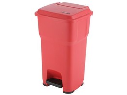 Vileda HERA poubelle a pedale 60 litres  39 39 69cm  rouge - poubelle