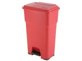 Vileda HERA pedaalemmer 85 liter  39 39 79cm  rood - afvalbak