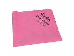 Vileda MicronQuick rouge 5 pieces - chiffon en microfibre