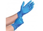 Hycare vinyl handschoenen ongepoed blauw Large 100st  DI601002-30/L 