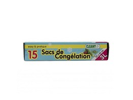 Sacs congelation 3 litres 25x30cm 15 pieces