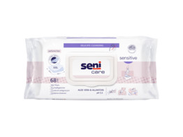 SeniCare lingettes humides  Sensitive  68 pieces