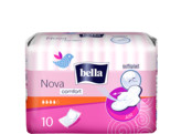 Serviettes hygieniques BELLA NOVA COMFORT 10pcs  emballees individuellement 